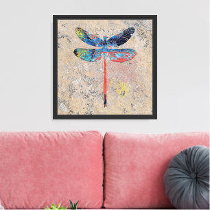 Dragonfly Talking Canyons, New Mexico Canvas Print