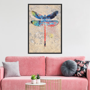 Dragonfly Talking Canyons, New Mexico Canvas Print