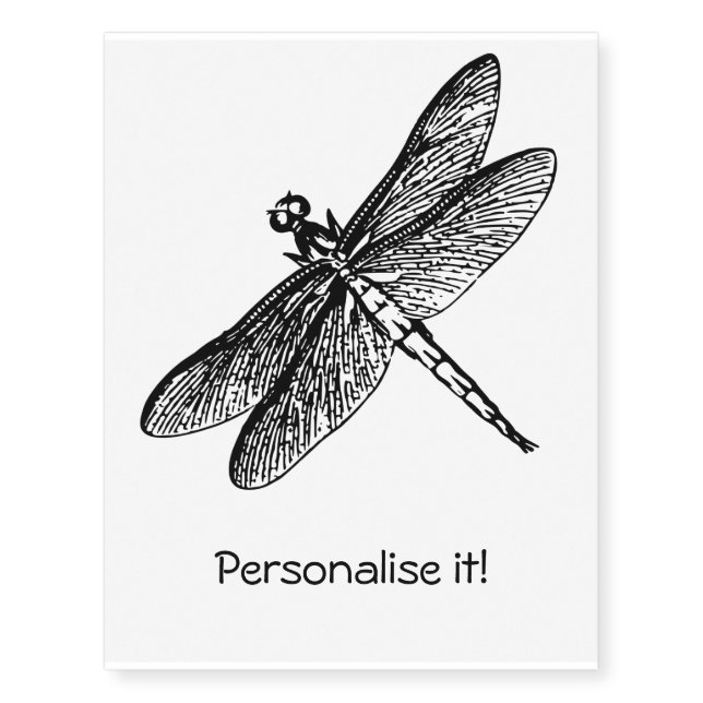 Dragonfly Temporary Tattoos (Front)