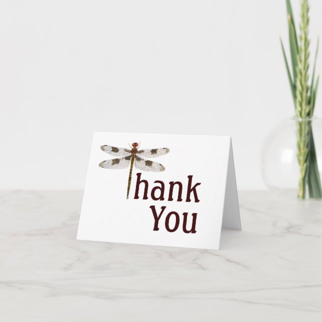 Dragonfly Thank You Card (Front)