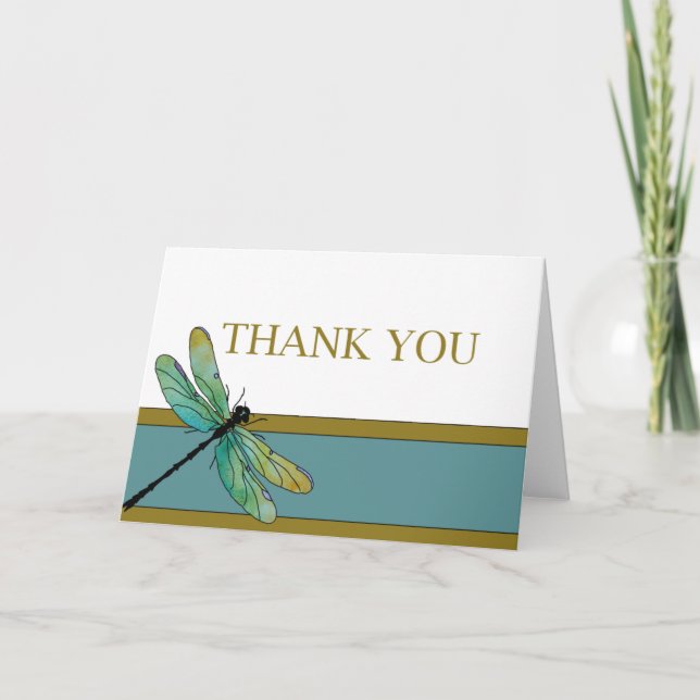 Dragonfly Thank You Note (Front)