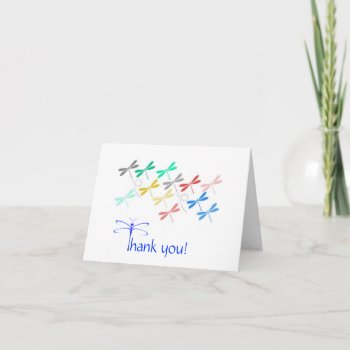 Dragonfly Thank You Notes by Siberianmom at Zazzle