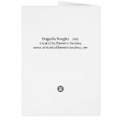 Dragonfly Thoughts Card (Back)