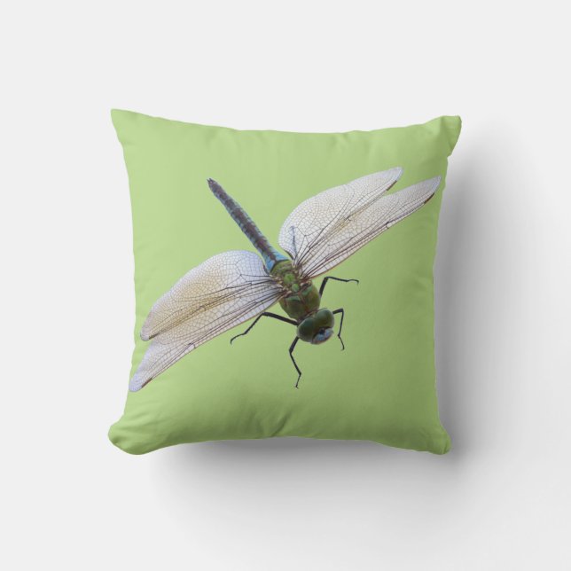 Dragonfly Throw Pillow (Front)