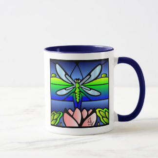 Dragonfly Tiffany Style Mug