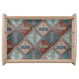Dragonfly Tile serving tray