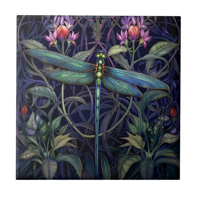 Dragonfly Tile (Swamp Collection) (Front)