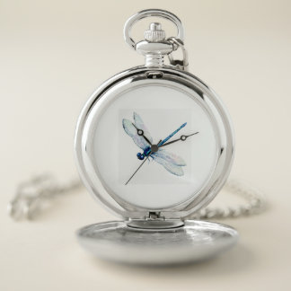 Dragonfly time piece pocket watch