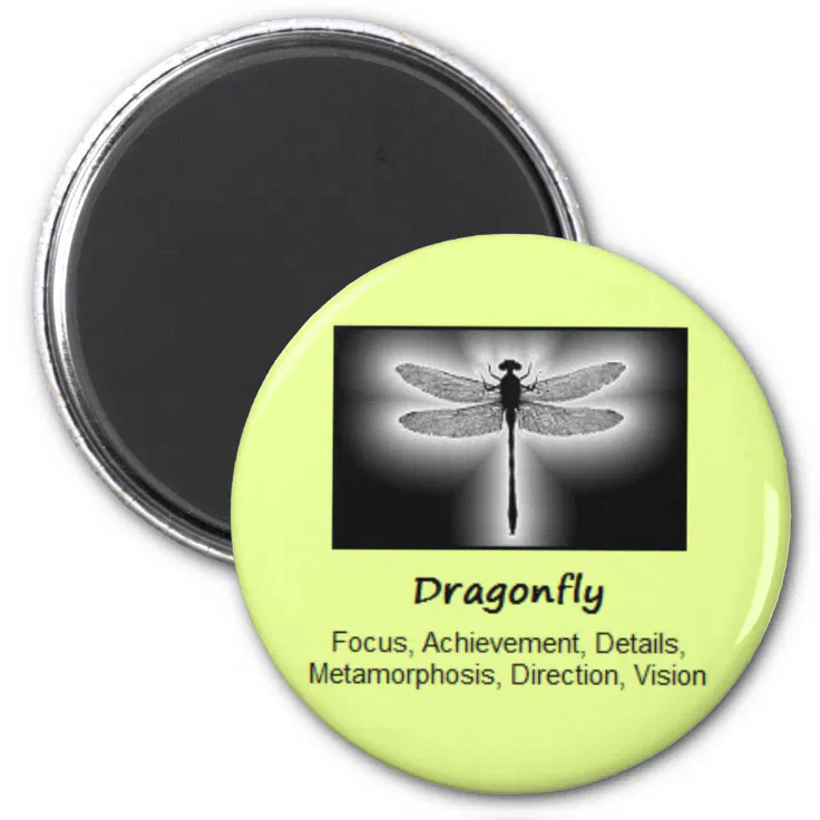 Dragonfly Totem Animal Spirit Meaning Magnet | Zazzle