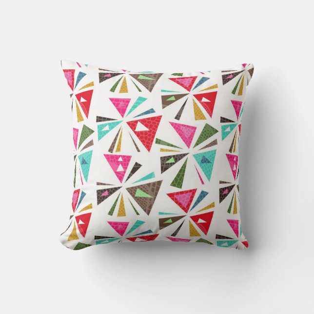 dragonfly tri throw pillow (Front)