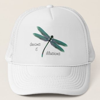Dragonfly Trucker Hat by stellerangel at Zazzle