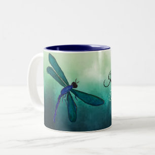 Dragonfly Two-Tone Coffee Mug