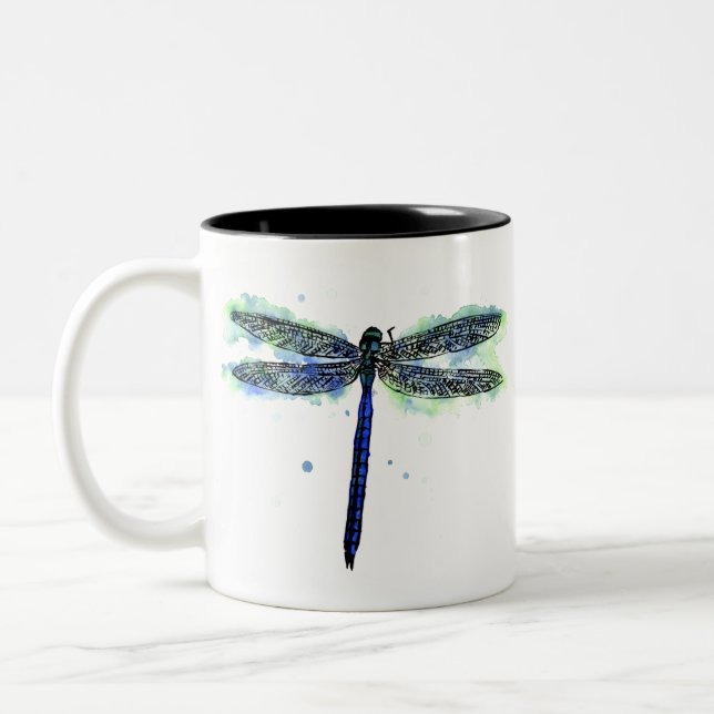 dragonfly Two-Tone coffee mug (Left)