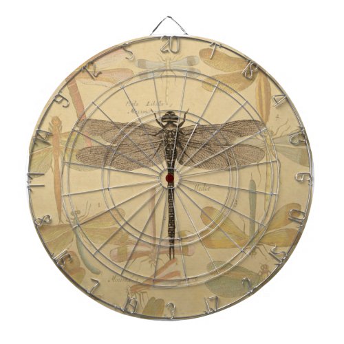 Dragonfly Vintage Antique Classic Nature Dart Board