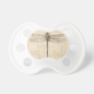 Dragonfly Vintage Antique Classic Nature Pacifier