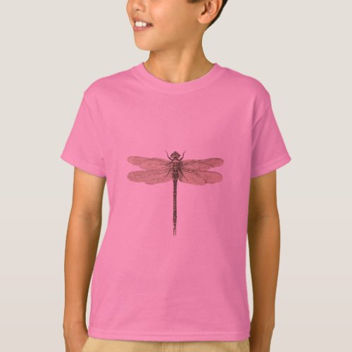 Dragonfly Vintage Antique Classic Nature T_Shirt