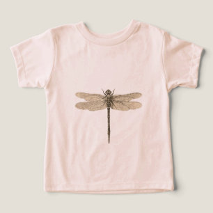 Dragonfly Vintage Antique Classic Nature Toddler T-shirt