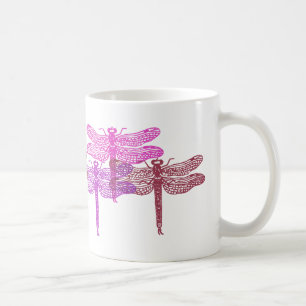 Dragonfly Violets Mug