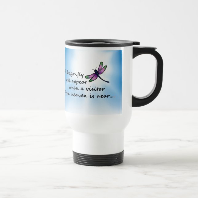 Dragonfly, Visitor from Heaven Travel Mug (Right)