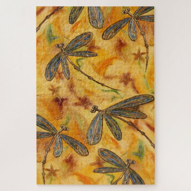Dragonfly Warm Breeze Jigsaw Puzzle (Vertical)
