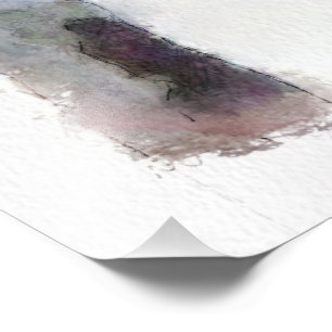 Dragonfly Watercolor Pastel White Background Photo Print