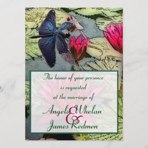 Dragonfly Wedding Invitation