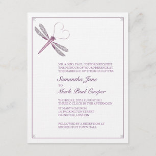 Dragonfly Wedding Invitations