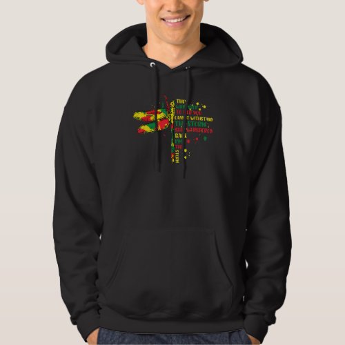 Dragonfly Whispered To Her You Cannot Withstand Th Hoodie