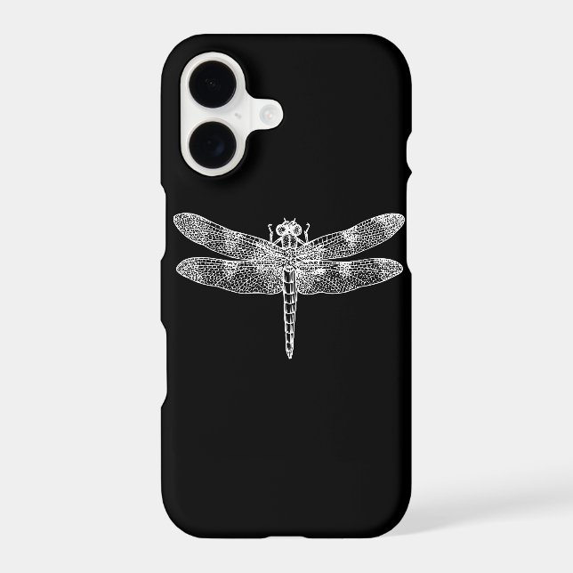 Dragonfly (white) Case-Mate iPhone case (Back)