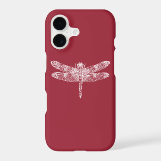 Dragonfly (white) iPhone 17 case