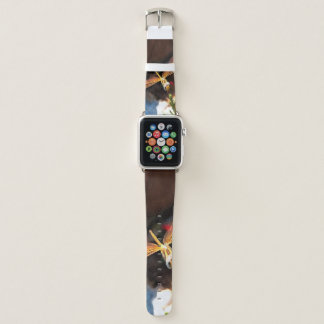 Dragonfly With Sunlight Gilded Wings Apple Watch Band