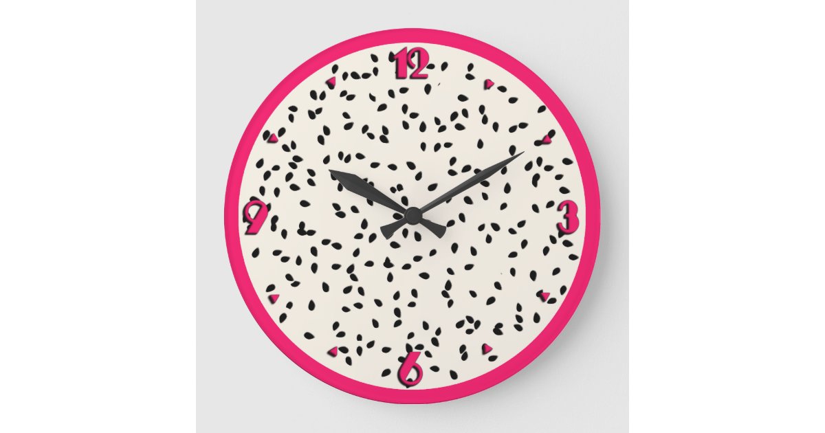 Dragonfruit Dragon Fruit Stylized Fruit Slice Large Clock Zazzle dragonfruit-dragon-fruit-stylized-fruit-slice-large-clock-zazzle