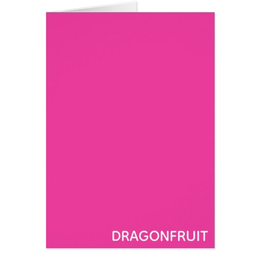 Dragonfruit pink color name (Front)