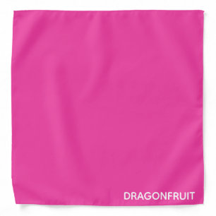 Dragonfruit pink color name bandana