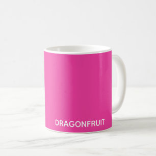Dragonfruit pink color name coffee mug