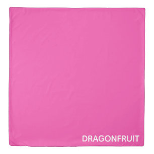 Dragonfruit pink color name duvet cover