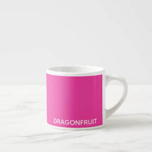 Dragonfruit pink color name espresso cup