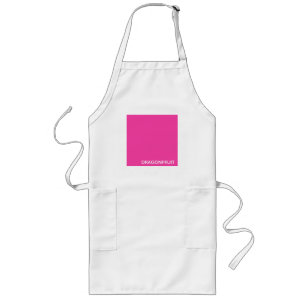 Dragonfruit pink color name long apron
