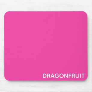 Dragonfruit pink color name mouse pad