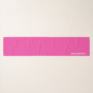 Dragonfruit pink color name scarf