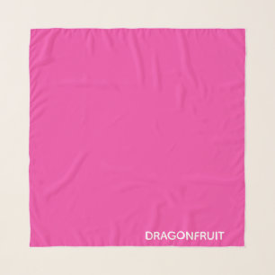 Dragonfruit pink color name scarf