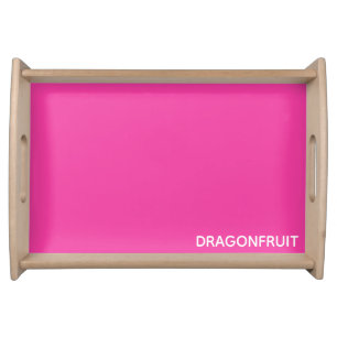Dragonfruit pink color name serving tray