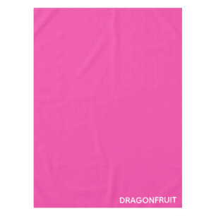 Dragonfruit pink color name tablecloth