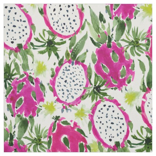 DRAGONFRUITY Dragon Fruit Pink Pitaya Fabric