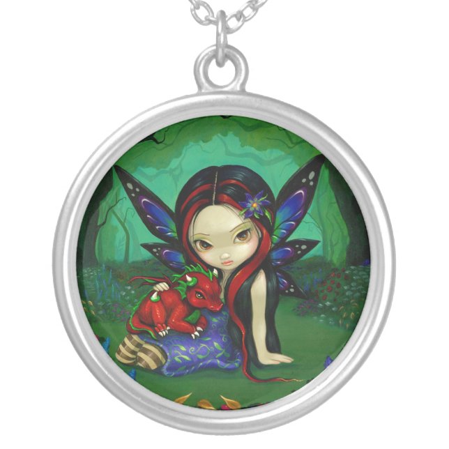 Dragonling Garden 1 NECKLACE dragon fairy (Front)