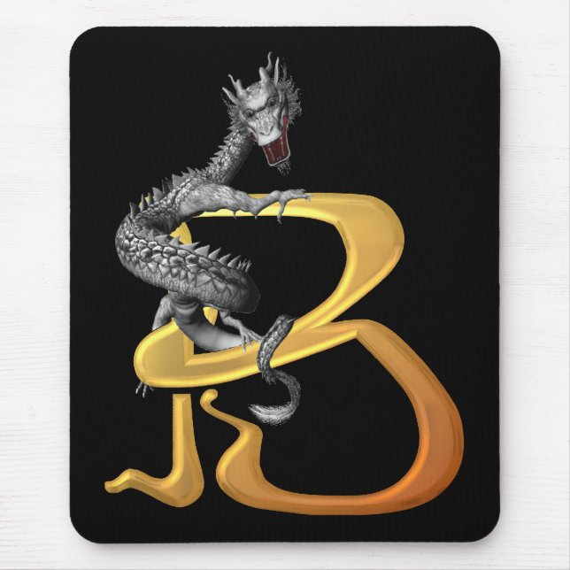 Dragonlore Initial B Mouse Pad (Front)