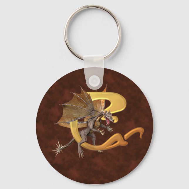 Dragonlore Initial C Keychain (Front)