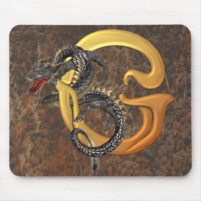 Dragonlore Initial G Mouse Pad (Front)