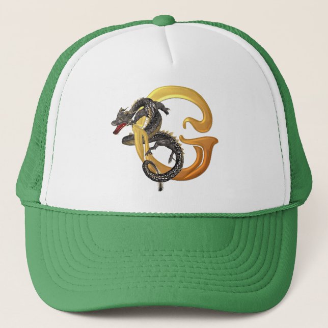Dragonlore Initial G Trucker Hat (Front)