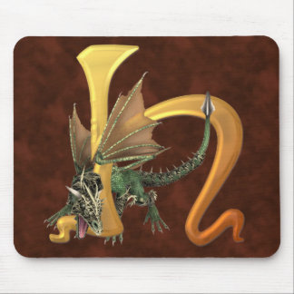 Dragonlore Initial H Mouse Pad